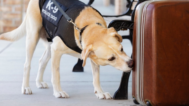 Un chien renifleur d’armes commence à jouer un nouveau rôle au Mall of America
