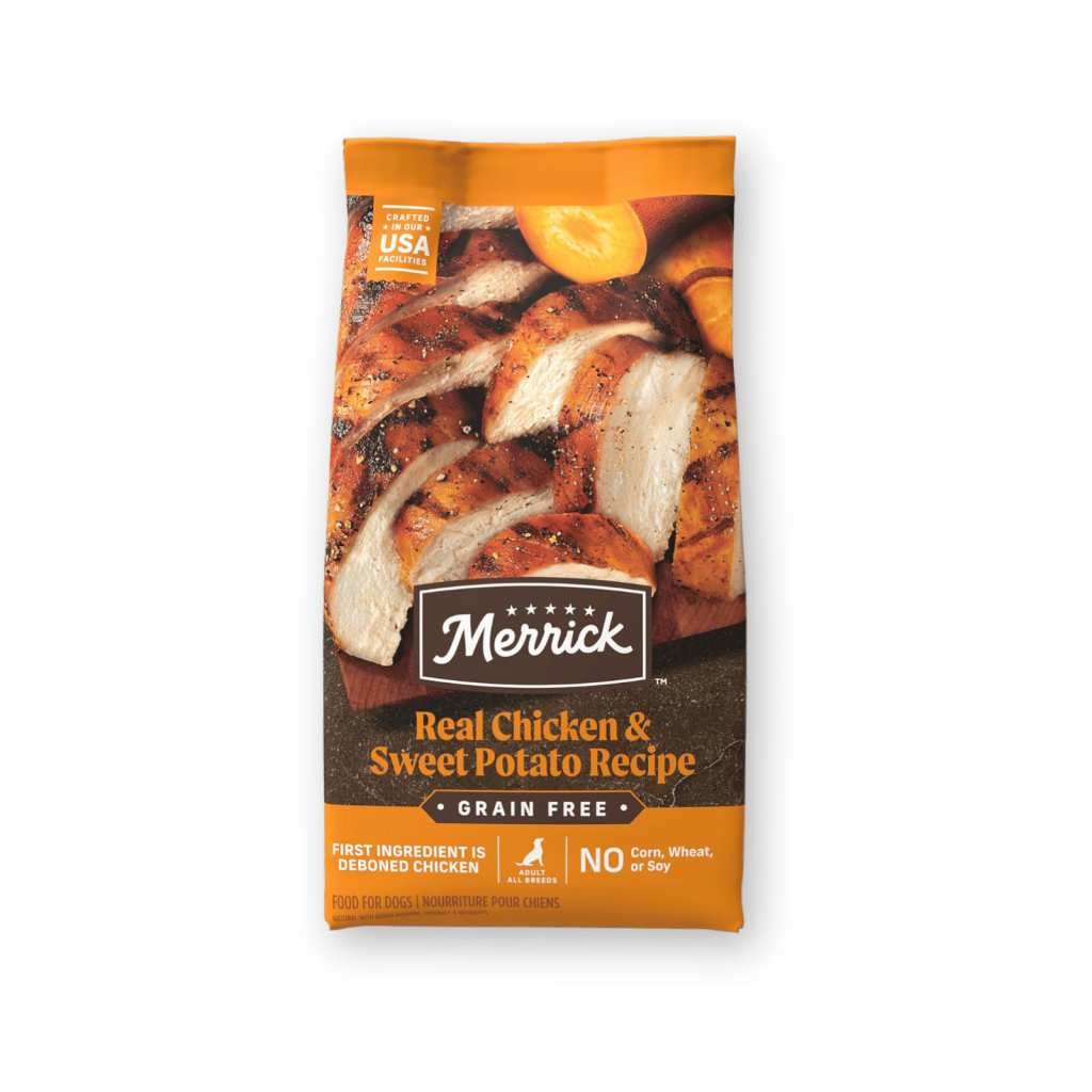 Merrick Premium Grain Free Adult Dog Dry Food (nourriture sèche pour chiens adultes sans céréales) Meilleure nourriture sèche pour chien de Merrick