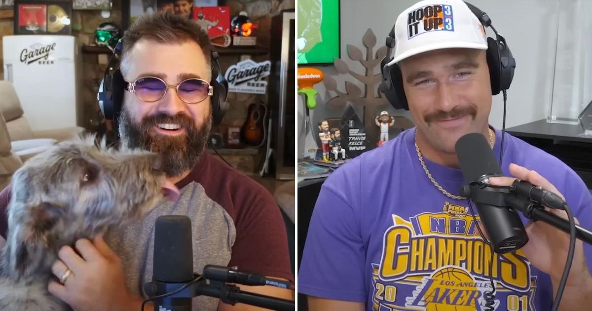 Travis Kelce a dit ceci à propos du nouveau chiot « agressif » de son frère Jason