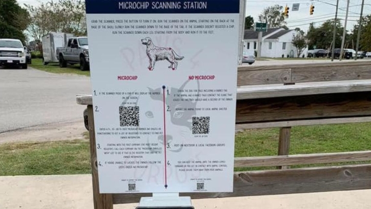 Paws 4 Purpose lance une nouvelle station de balayage de puces pour animaux de compagnie dans une ville de Caroline du Nord